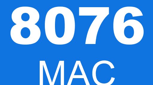 8076 MAC
