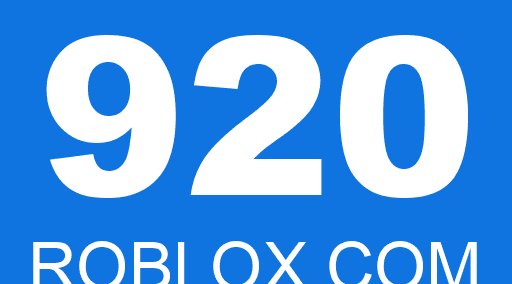 920 ROBLOX.COM