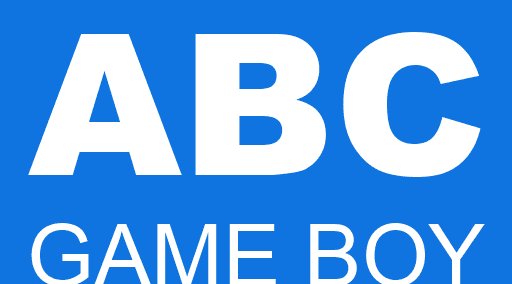 ABC GAME BOY