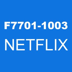 Error code f7701-1003 is a runtime error that can occur when an application is trying to access a file that is either missing or corrupt