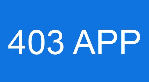 403 APP