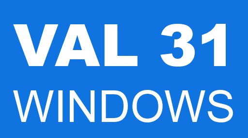 VAL 31 WINDOWS