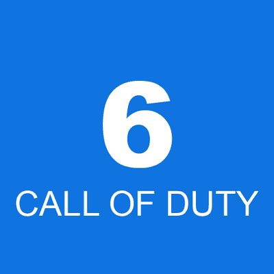 6 CALL OF DUTY