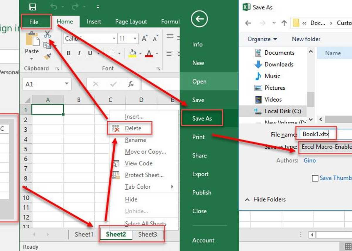 Save Excel file to .xlt ( 2003 and lower) or *.xltx (2007 and higher)