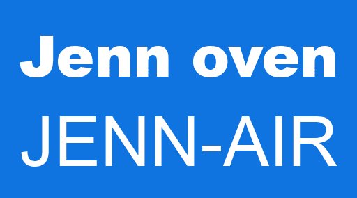 Jenn oven JENN-AIR