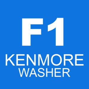 F1 is an error code on Kenmore washers that indicates a problem with the washer's control board