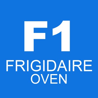 F1 FRIGIDAIRE oven