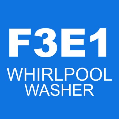F3E1 WHIRLPOOL washer