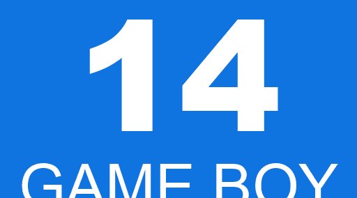 14 GAME BOY