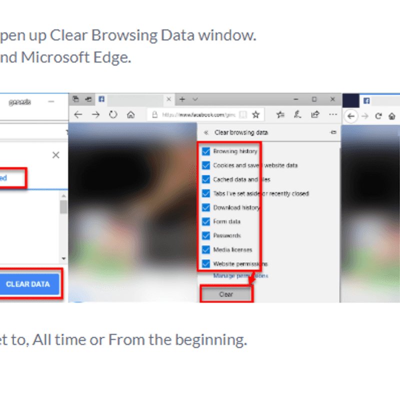 Delete Browser Cache