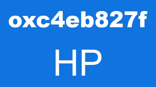 oxc4eb827f HP