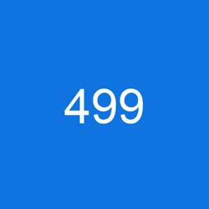 The HTTP 499 error code indicates that a request has been cancelled by the client