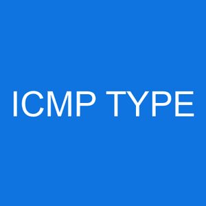 ICMP type is a numerical value that defines the type of ICMP message