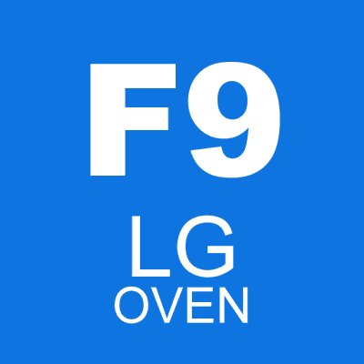 F9 LG oven