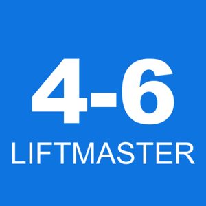 The LiftMaster Error Code 4-6 means that the door is obstructed and cannot move