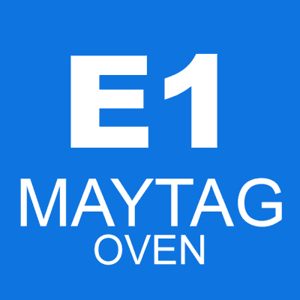 The Maytag E1 F3 error code indicates that the oven’s temperature sensor is defective
