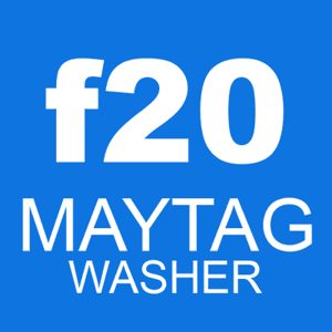 The maytag f20 error code is a error code that indicates that the washer is not draining properly