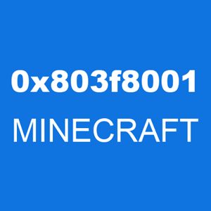 The Minecraft error 0x803f8001 is a Windows Store error that can occur when trying to launch the game