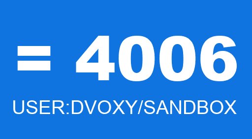 = 4006 USER:DVOXY/SANDBOX