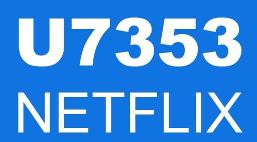 U7353 NETFLIX