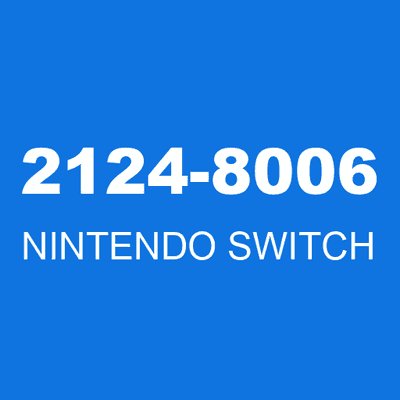 2124-8006 NINTENDO SWITCH