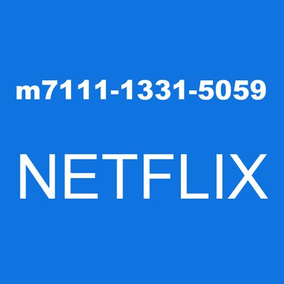m7111-1331-5059 NETFLIX