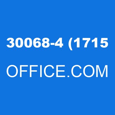 30068-4 (1715 OFFICE.COM