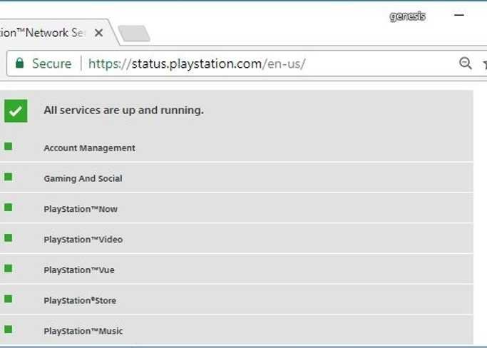 Check PlayStation Network (PSN) for maintenance