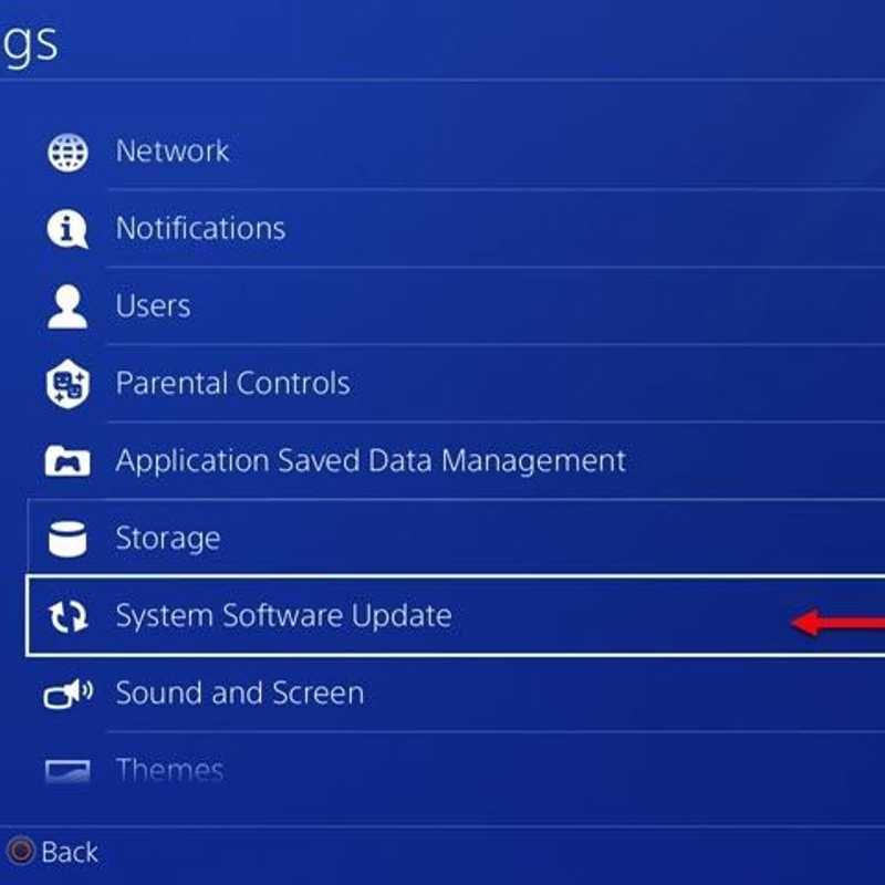 Power cycle your device and check System Software Update