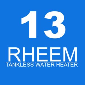 Rheem tankless water heater error code 13 is a problem with the water heater's gas valve