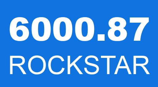 6000.87 ROCKSTAR