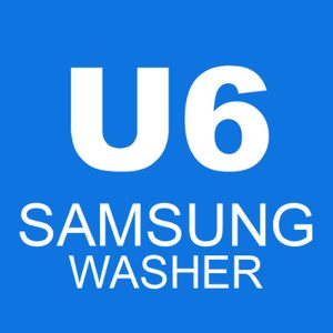 The Samsung washer u6 code is an error code that indicates that the washer is not draining properly