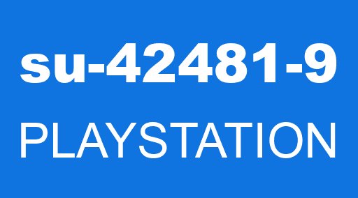 su-42481-9 PLAYSTATION
