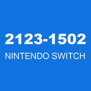 Switch error 2123-1502 is caused by a switch in the system that is not functioning properly