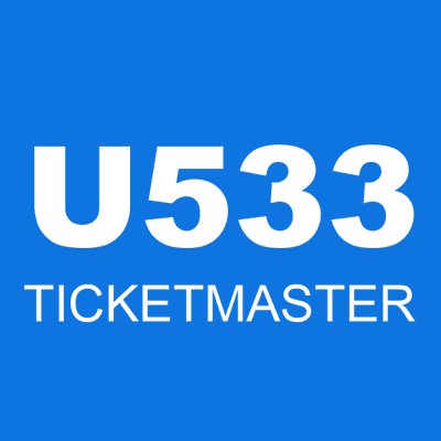 U533 TICKETMASTER