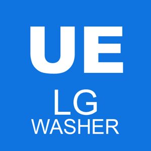 The UE error code on a LG washing machine is indicates that the washer is unbalanced