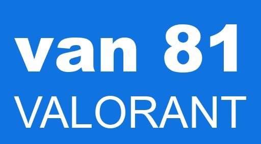 van 81 VALORANT