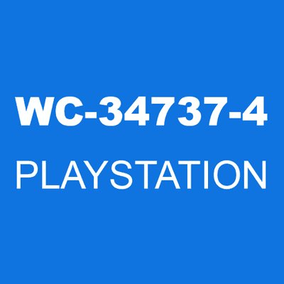 WC-34737-4 PLAYSTATION