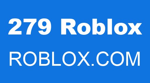 279 Roblox ROBLOX.COM