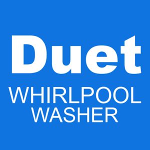 The Whirlpool Duet washing machine uses a digital display to show the various error codes that may occur during the operation of the machine