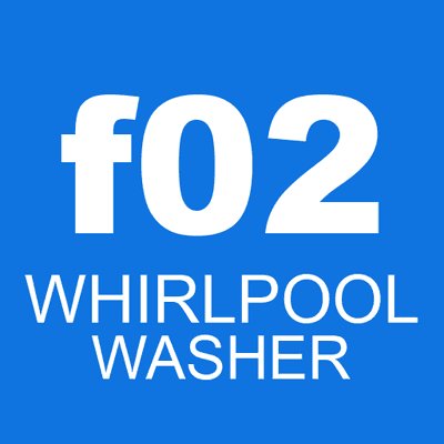 f02 WHIRLPOOL washer