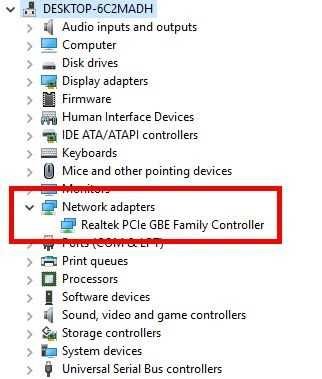 Check LAN driver or Wifi driver