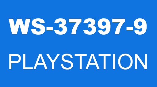 WS-37397-9 PLAYSTATION