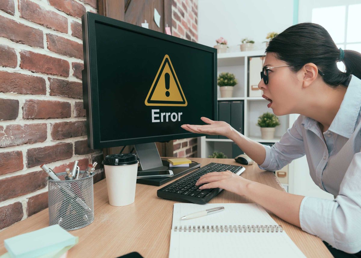 sadness suit woman sitting on working desk