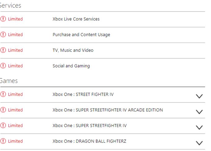 Check Xbox Live server