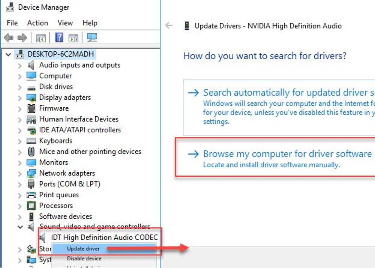 Reinstall Audio Driver