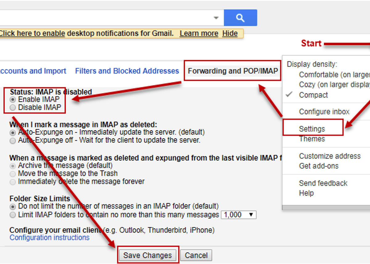 Configure Your Gmail Account