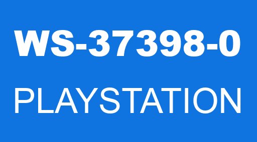 WS-37398-0 PLAYSTATION