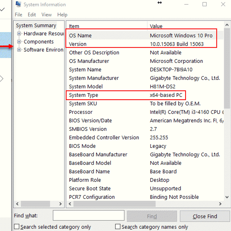 Check Compatibility