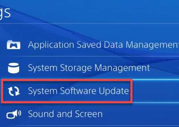 Update PS4